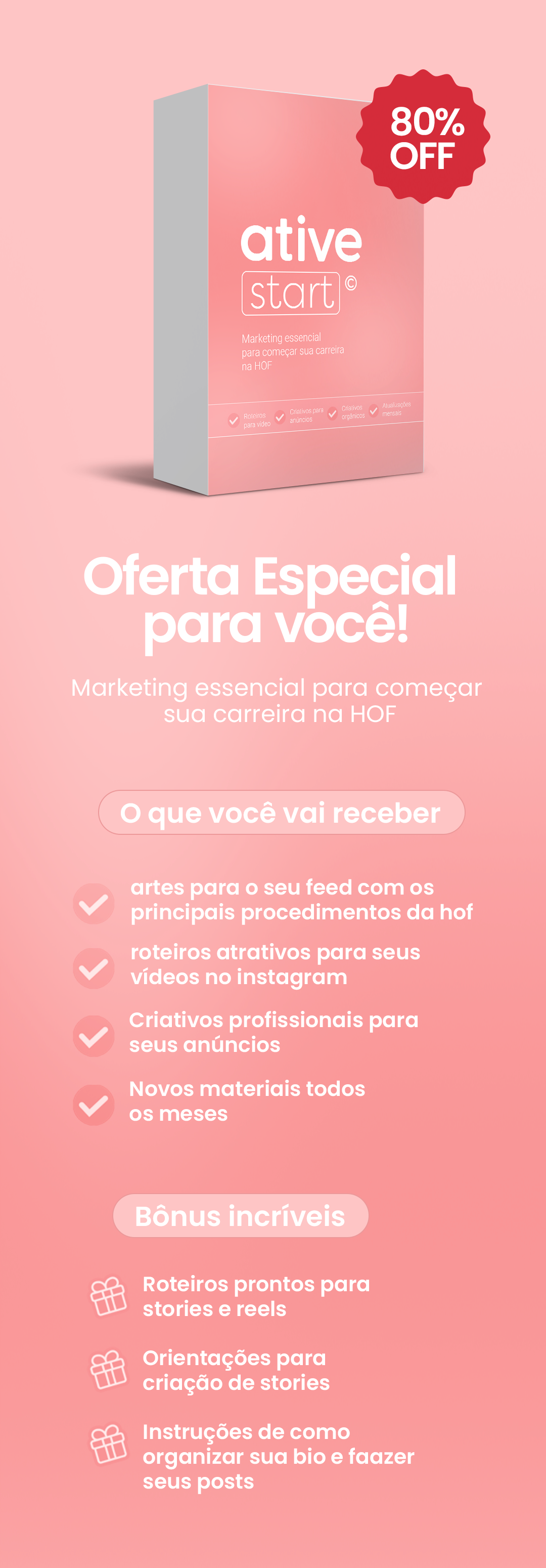 Oferta Especial para você - Marketing essencial para começar sua carreira na HOF